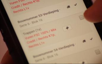 Voortgangsregistratie via smartphones