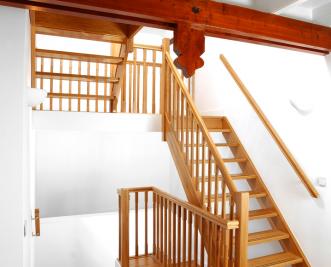 Wit eiken trap in Vleuten